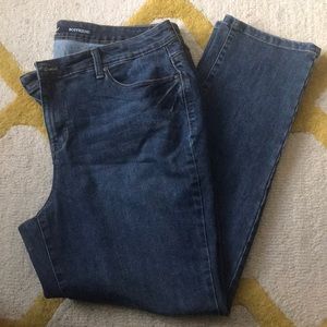 Medium Wash Blue Denim Boyfriend Jeans